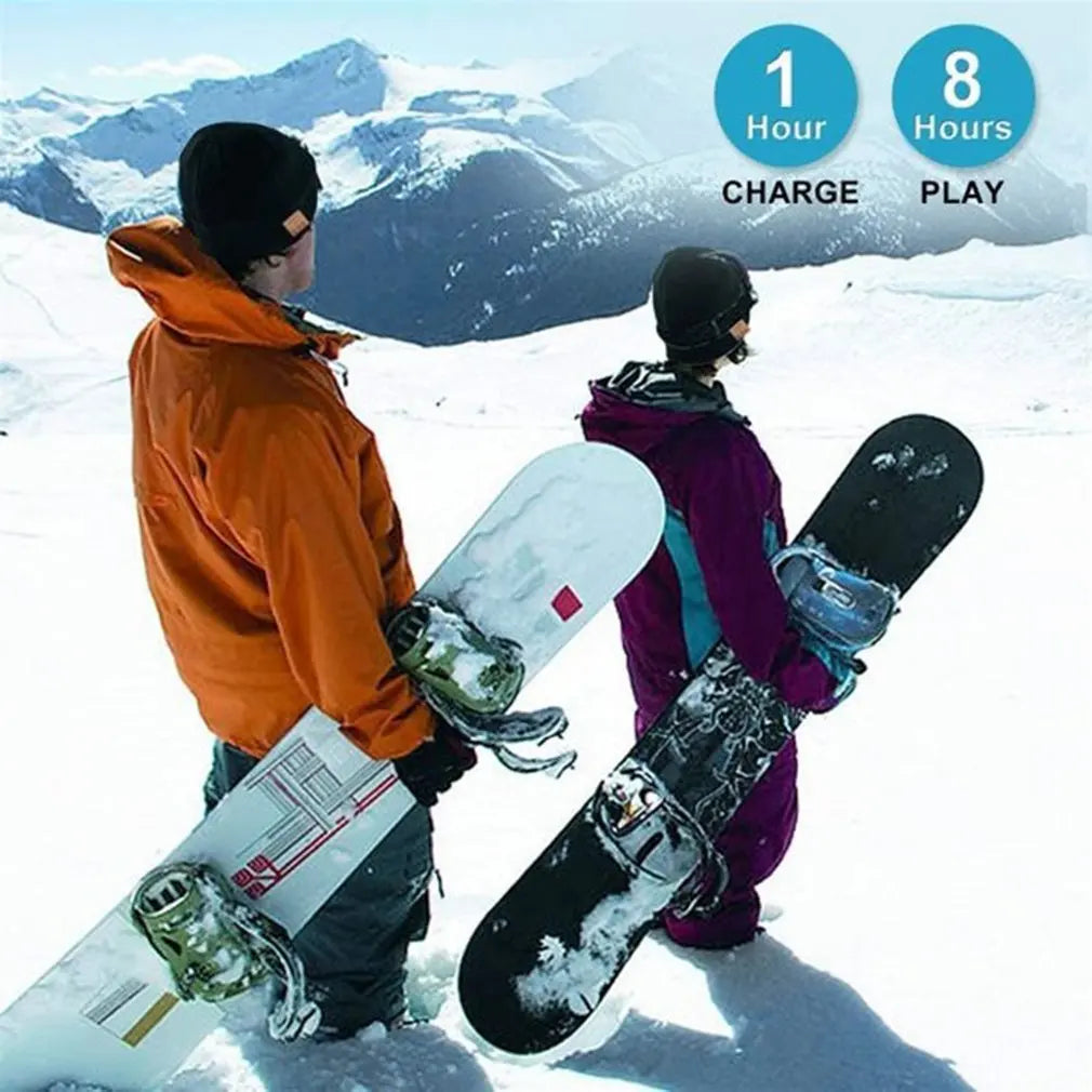 Bluetooth Headband Headphones - Warm Wireless Audio Hat for Winter Tidesmit