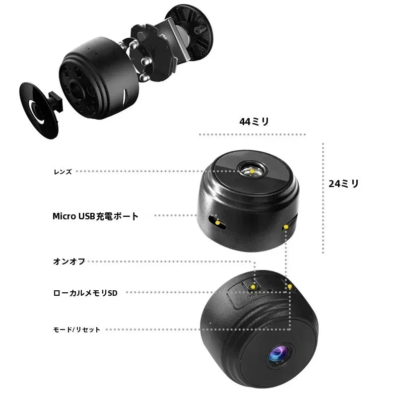 Tuya New A9 Mini Camera WiFi Wireless Security Monitor Home Use Version Protective Remote Intelligent Video Camera New