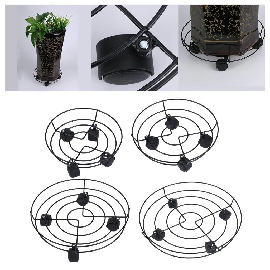 Plant Trolley on Wheels Heavy Duty Plant Stand with Wheels for Large Potted Trees Large Pots Plant Pot Indoor Large Vases