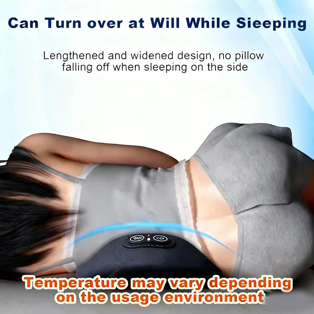 Back Massager with Heat and Vibration for Pain Relief - Tidesmit Relaxation Treatment Tidesmit