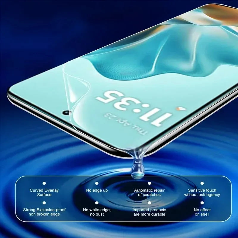 Motorola Edge Screen Protector - 5 Pack Hydrogel Film Full Coverage Tidesmit