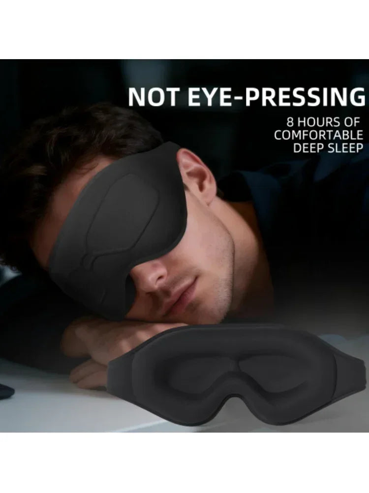 3D Sleeping Eye Mask Shading Breathable Eye Cover Natural Sleeping Eye Mask Memory Foam Block Night Mask Blindfold for Sleep