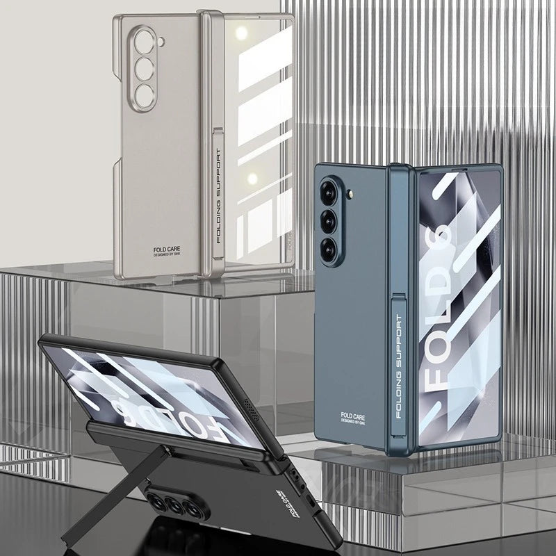 Galaxy Z Fold 6 Case with Hinge Protection and S-Pen Slot Tidesmit