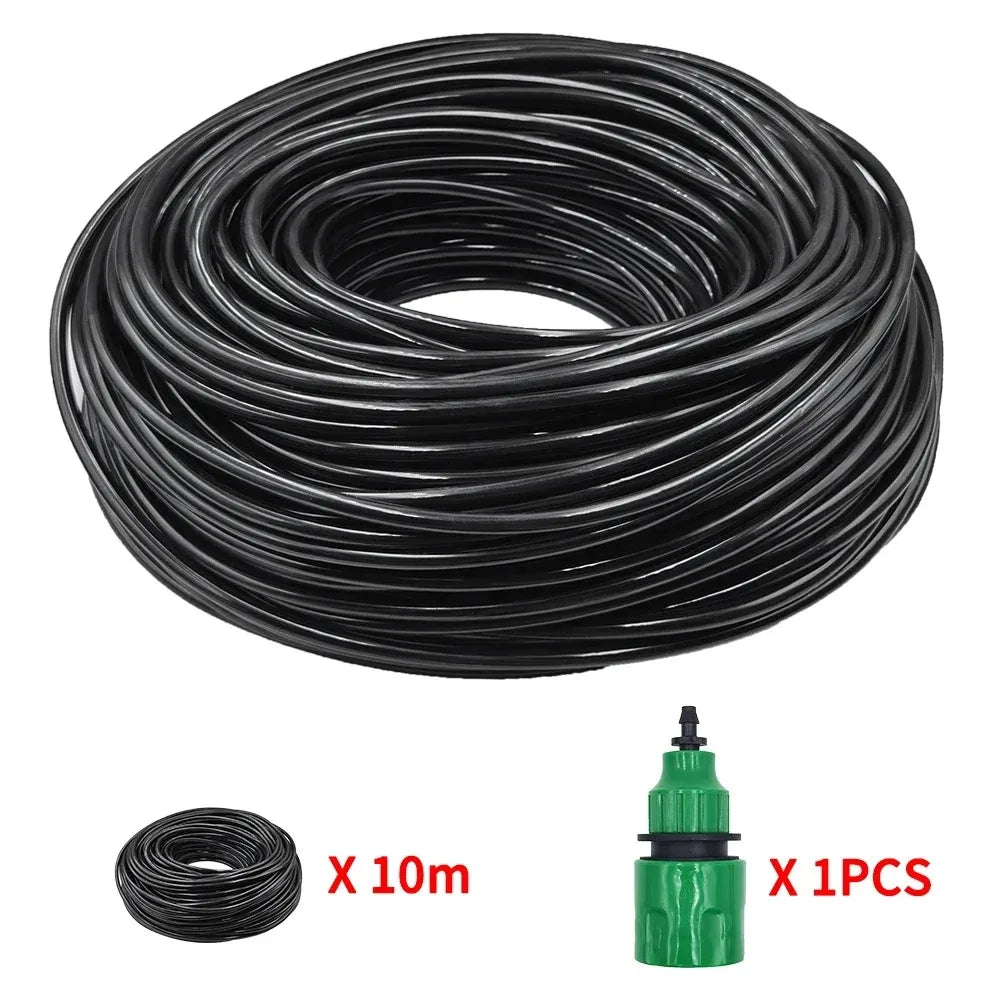 Adjustable Dripper Micro Nozzle Drip Irrigation Accessories PVC Hose DIY Garden Watering System Kit