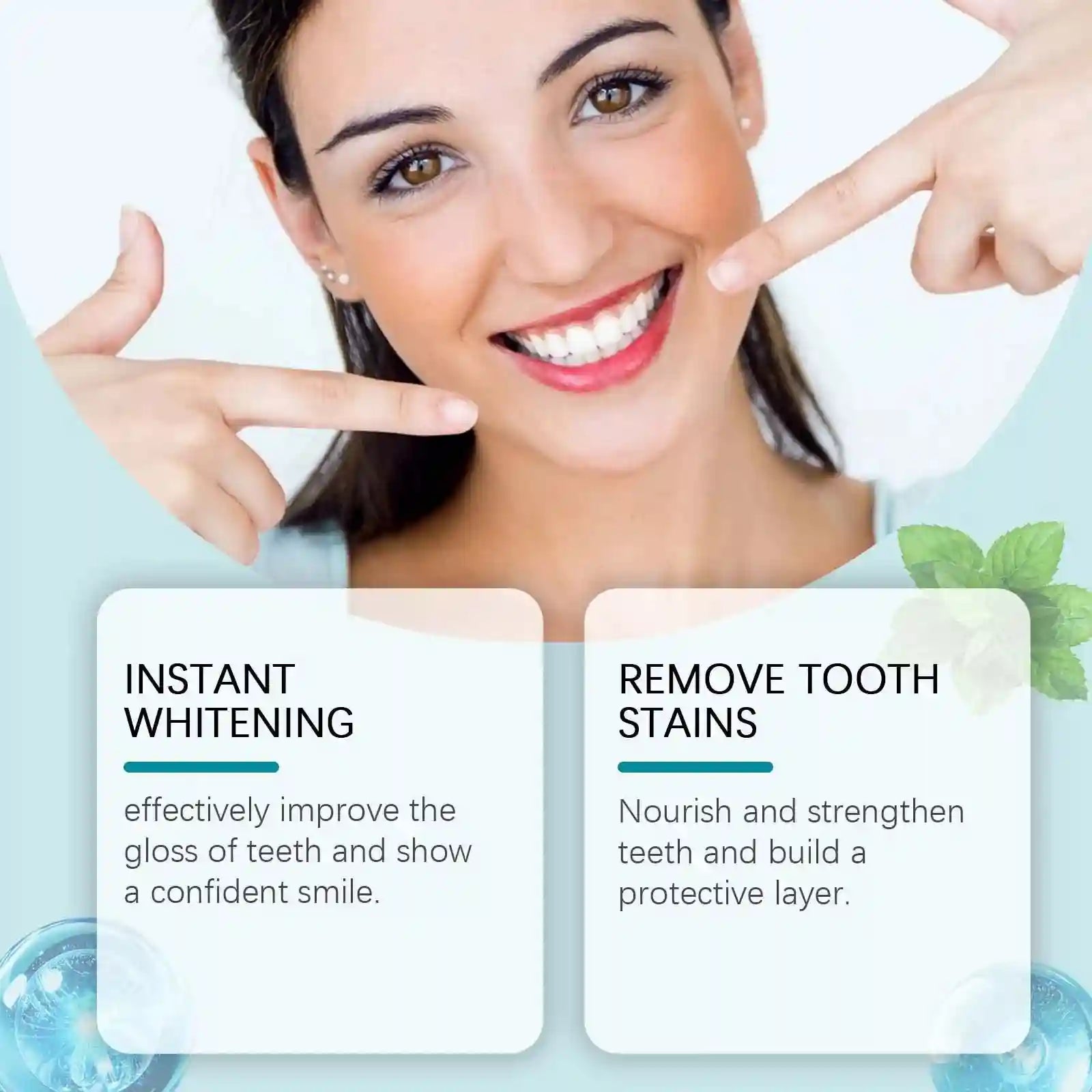 Tidesmit teeth whitening paint for removing stubborn tooth stains and preventing plaque buildup for oral hygiene