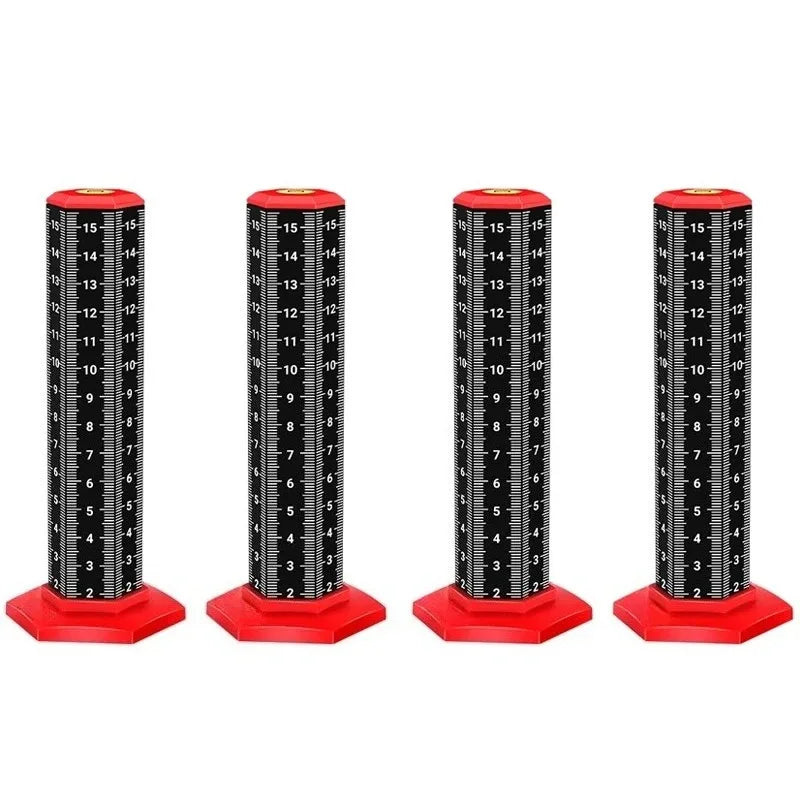 6-sided Scale Equal Height Level Ruler for Wall Tile Laying Woodworking Gradienter Suspended Ceiling Paving Tile Leveling Ruler