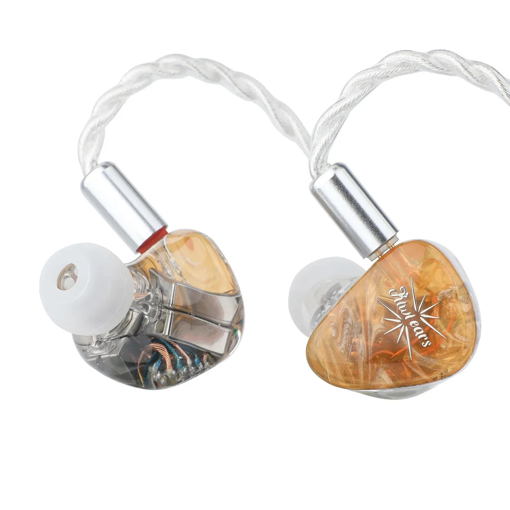 Kiwi Ears Orchestra Lite 8BA In-Ear Monitors with OFC Cable | Tidesmit Orange Tidesmit