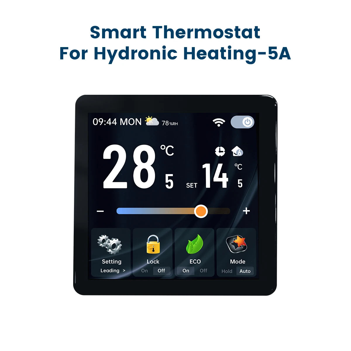 GIRIER Smart Thermostat WiFi Programmable Temperature Controller for Water/Gas Bolier Electric Heating System Works with Alexa