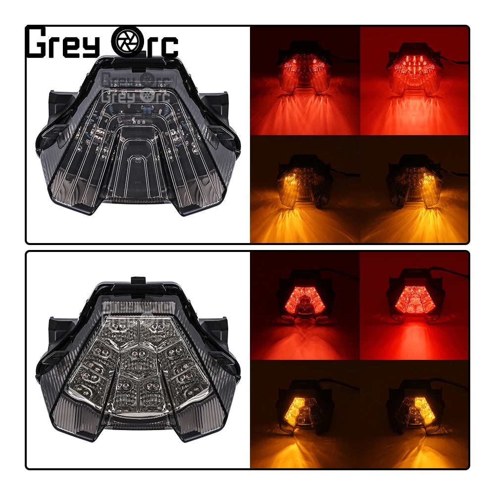 Motorcycle LED Rear Tail Light Brake Turn Signal Integrated Light For Yamaha MT-07 MT07 2018 2019 2020 2021 2022 2023 2024