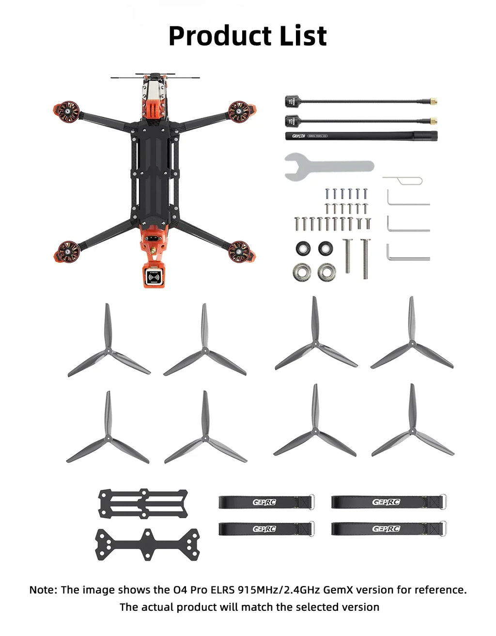 GEPRC MOZ7 V2 Long Range FPV Drone with TAKER H743 50A and O4 Air Unit Tidesmit