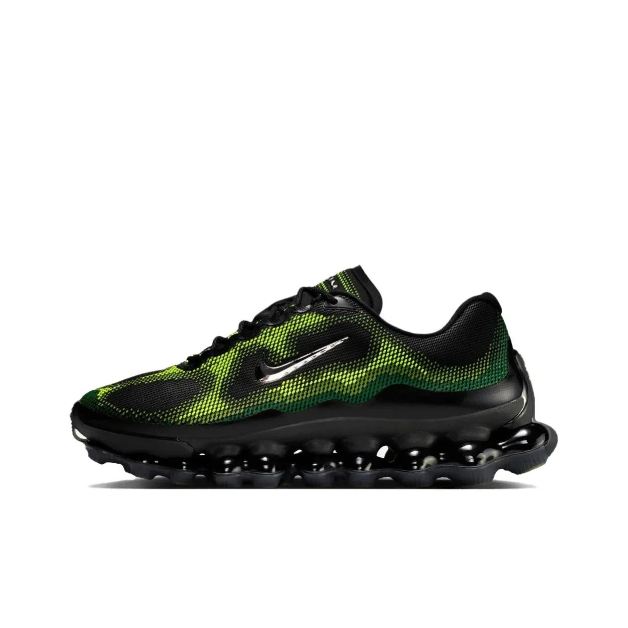 IQ7634-003 Nike Air Liquid Max Men's Black Air-Cushioned, Comfortable, Durable Casual Sneakers for Everyday Wear