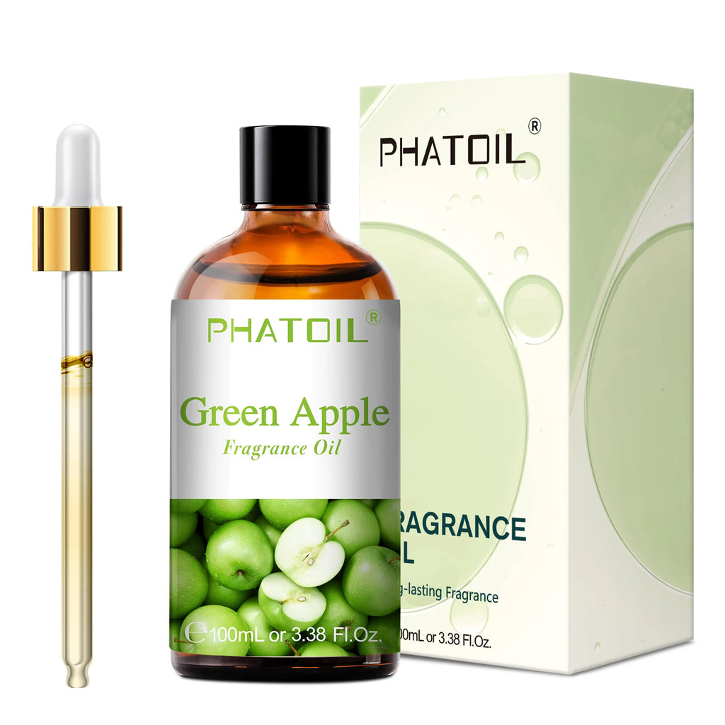 PHATOIL 100ml Aromatherapy Fragrance Oil Coconut & Vanilla Strawberry Cherry Lemon 1/2/3pcs Aroma Oil For Diffuser Candle Making