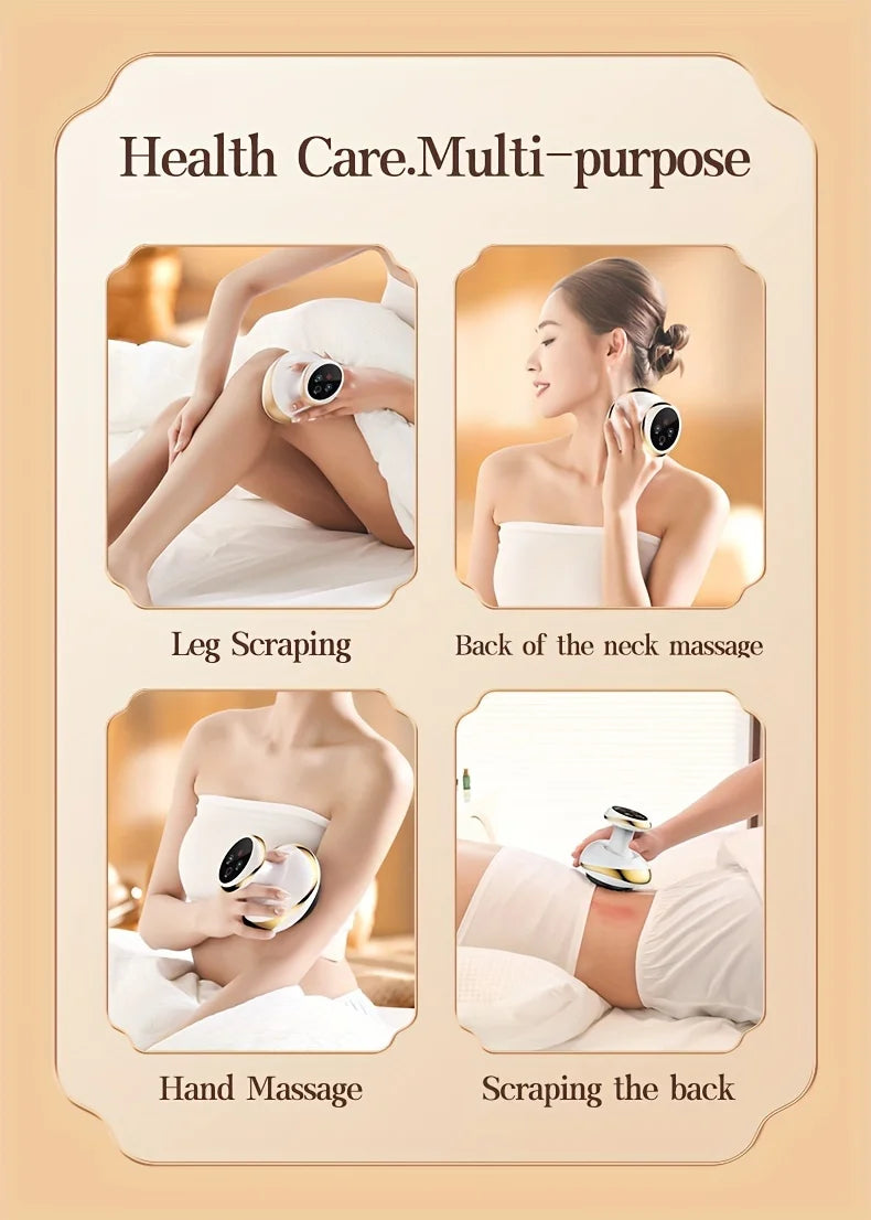 Electric Meridian Massage Brush | Deep Tissue Heat Therapy Tool Back Massage Instrument Tidesmit