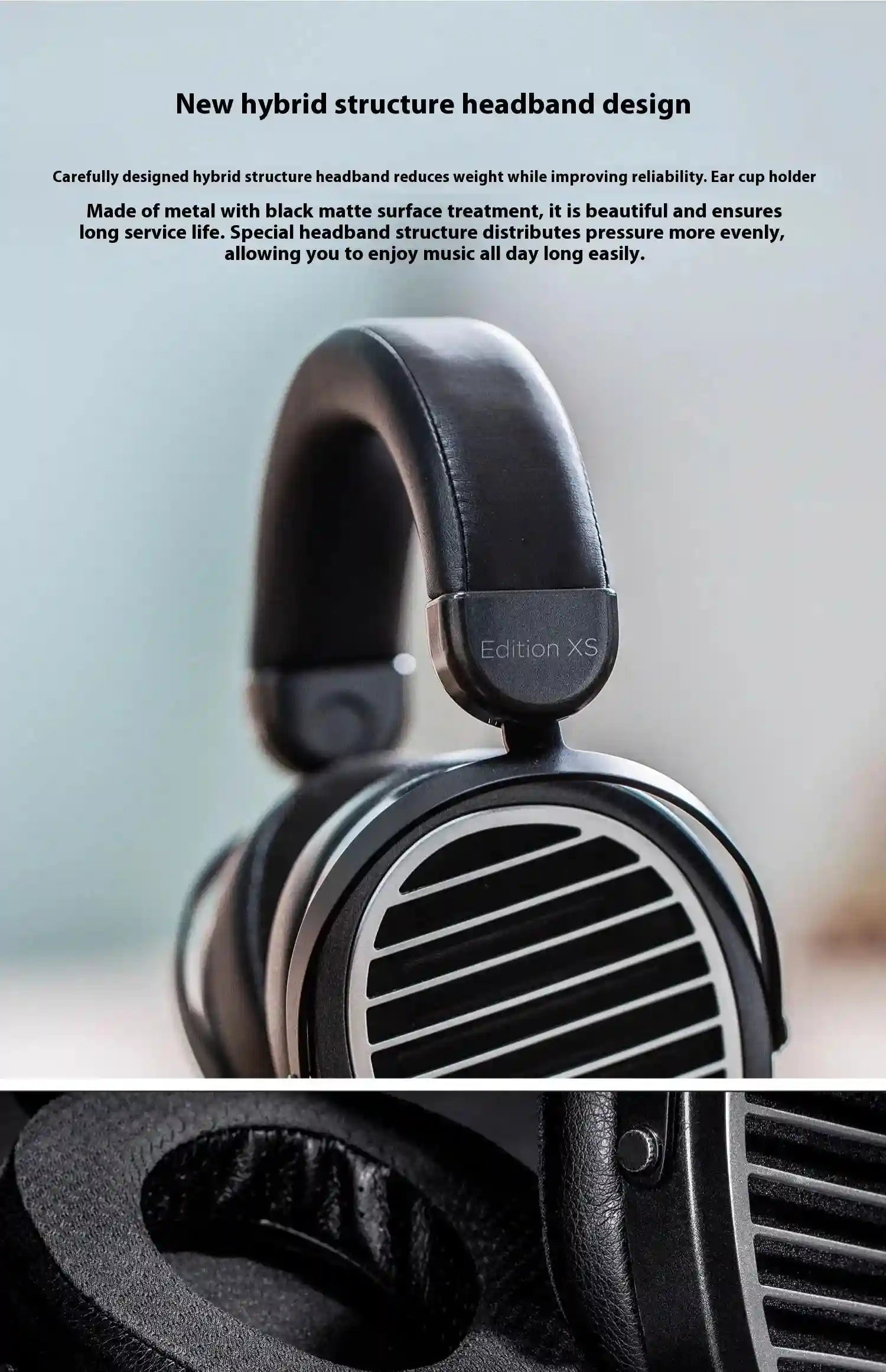 Planar Magnetic Open-Back Over-Ear Headphones | Edition XS Tidesmit