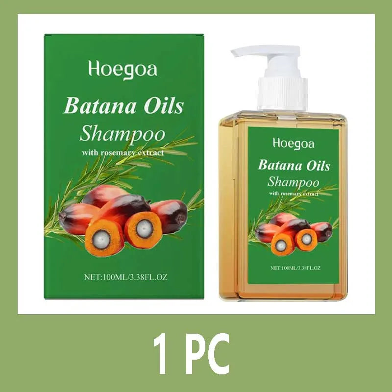 Organic Batana Oil Shampoo Soothing Scalp Intense Repair Batana Nourishing Shampoo with Rosemary Extract for All Hair Types
