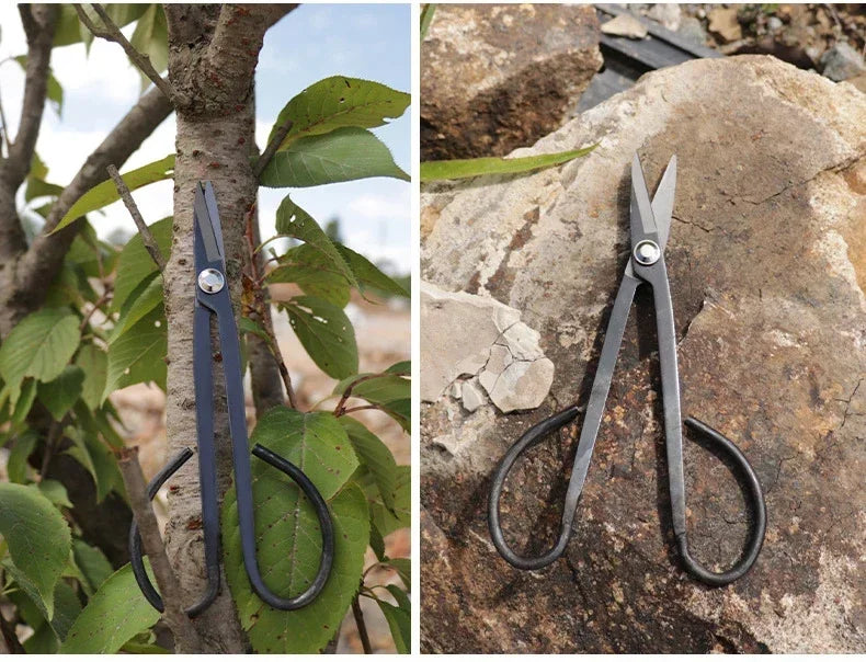 Professional Steel Long Handle Bonsai Scissors Plant Branch Shears Gardening Pruning Bonsai Scissors Flowers Plant Grafting Tool