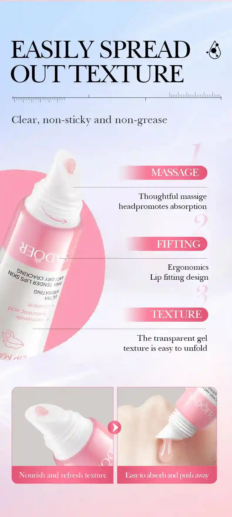 Niacinamide Plumping Lip Mask - Nourishing 10g Lip Treatment Lip Care Tidesmit