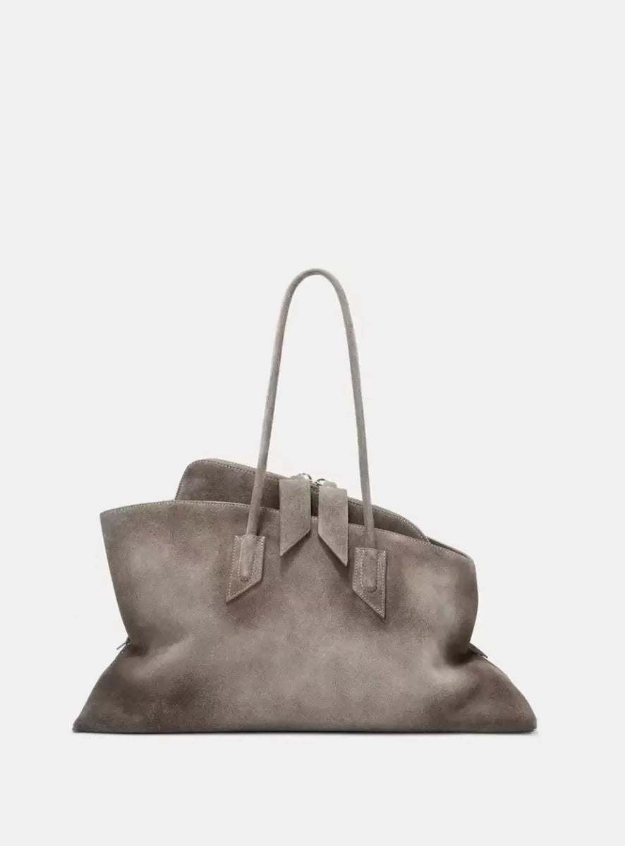 Original Designer Brand Cowhide Single-shoulder Hand-carry Commuter Large-capacity Underarm Tote Bags for Women