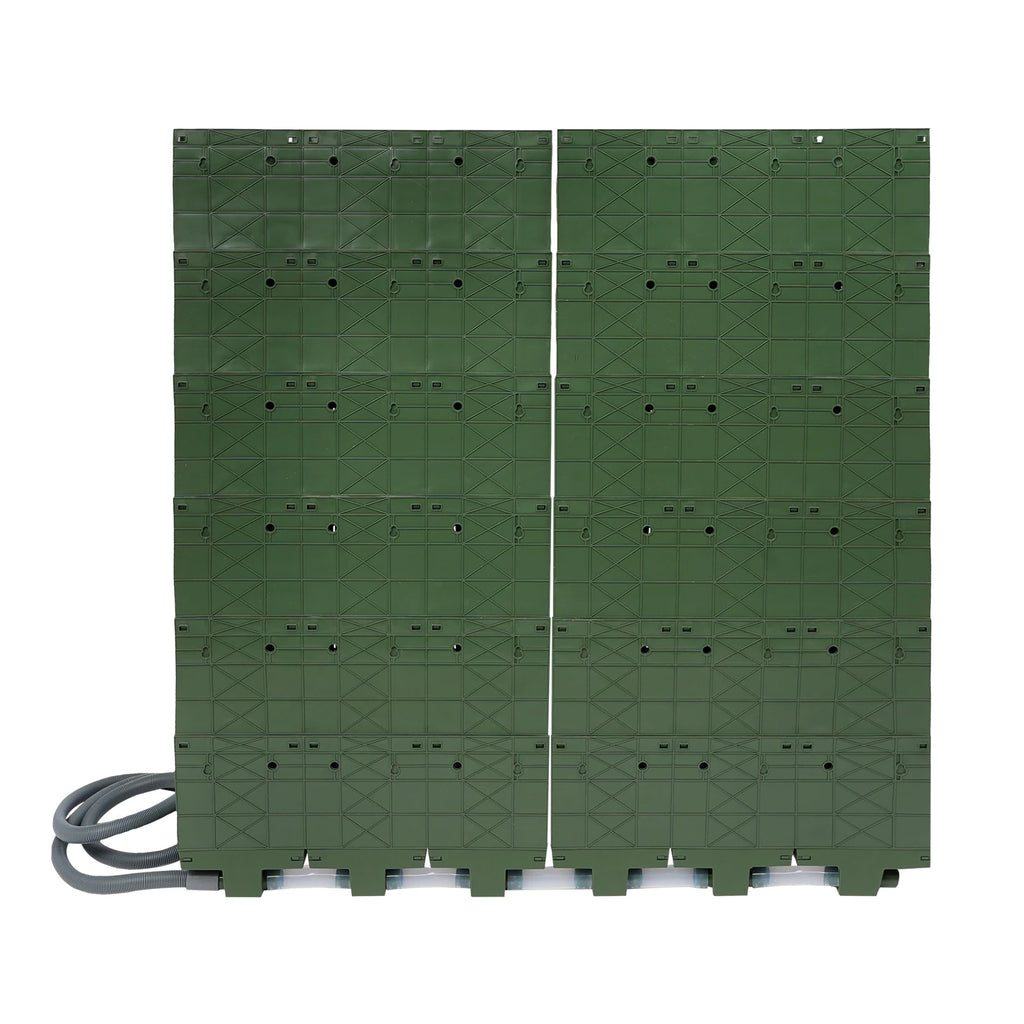 36 Cups Vertical Wall Planter Kit W/Auto Drip Irrigation Smart Timer & LCD Display Home Garden Grow Bag Garden Planter