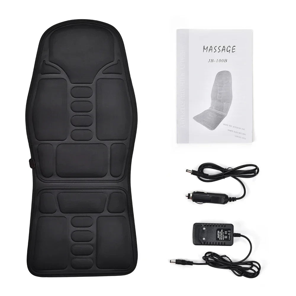 Electric Back Massager Cushion with Heat for Targeted Lumbar Relief Massage Cushion Tidesmit