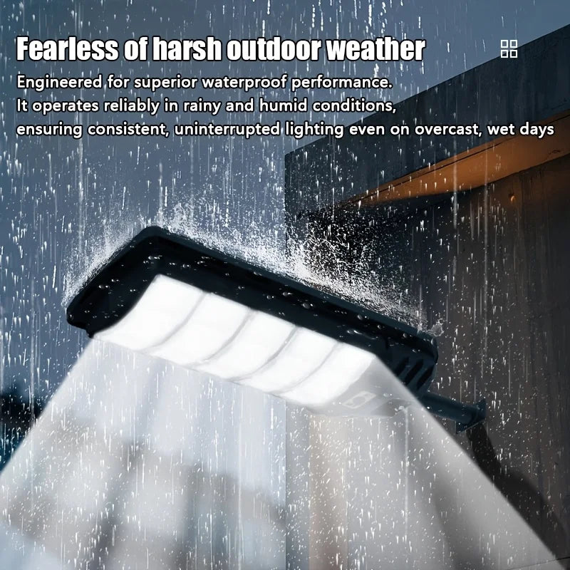 New High-brightness Solar Light With Motion Sensor, Auto On And 3 Lighting Modes. IP65 Waterproof, 10+ Hours Runtime, Ideal For Garage, Parking Lot And Emergency Lighting. Great Birthday Gift For Family And Friends.