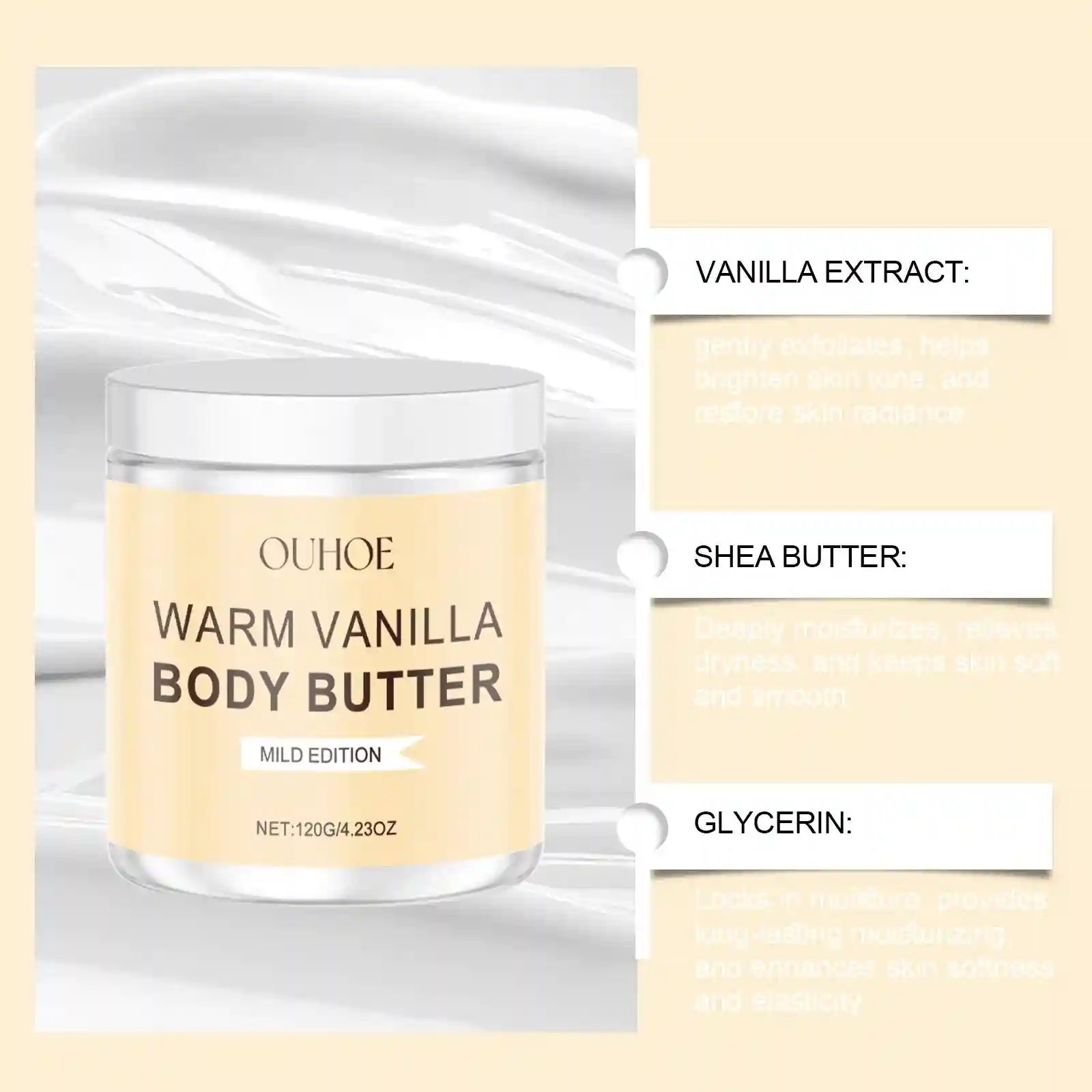 Tidesmit Exfoliating Body Scrub - Vanilla Scented, Dark Spot Corrector Scrubs Treatments Tidesmit