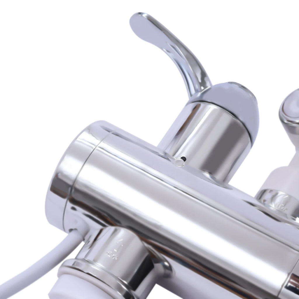 3000W Electric Faucet with Shower 360° Rotating Faucet Heater Digital Display 30-60℃ Water Faucet for Kitchen Bathroom