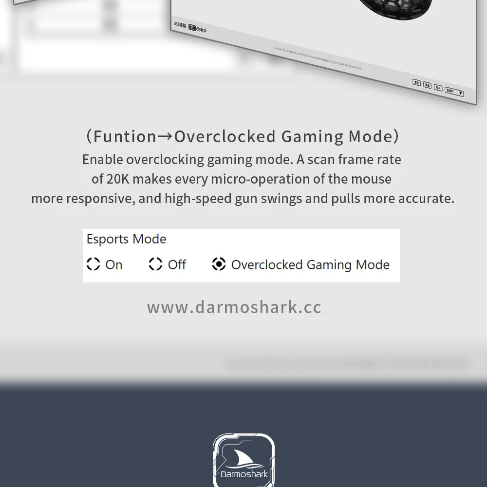 Darmoshark M5Air V2 Forged Carbon Fiber Gaming Mouse Wireless 8K Macro Mouse 30KDPI  Finger Grip Small Hand Mice 30g Lightweight