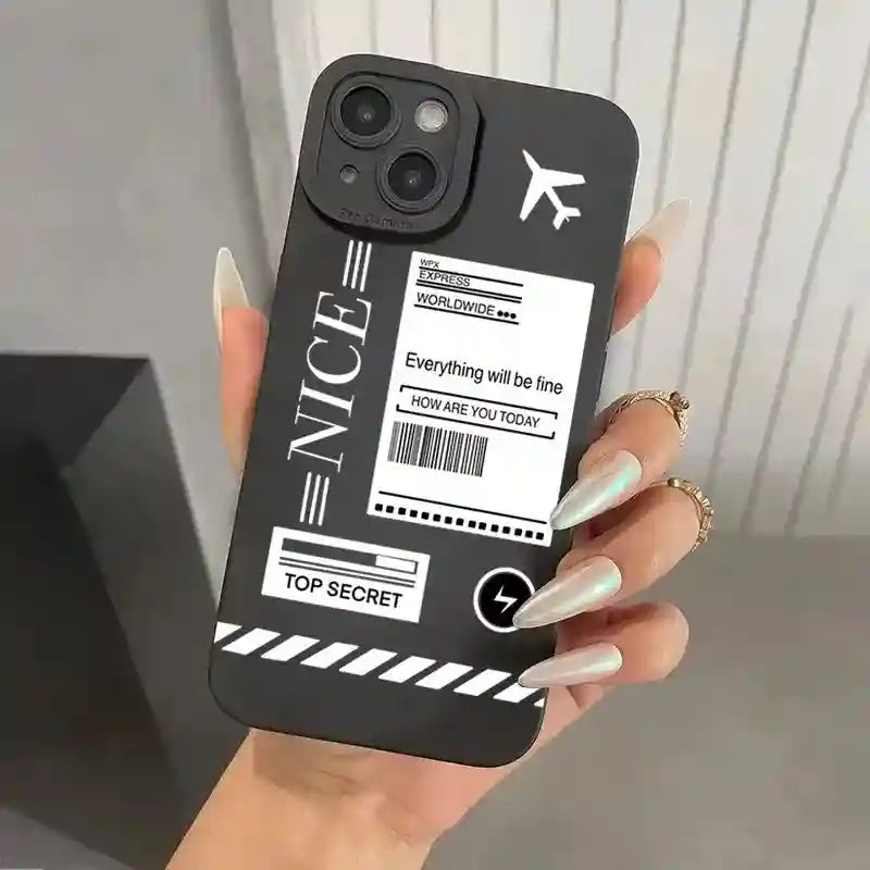 Airplane Route Phone Case | Shock-Absorbing Travel Cover for iPhone Tidesmit