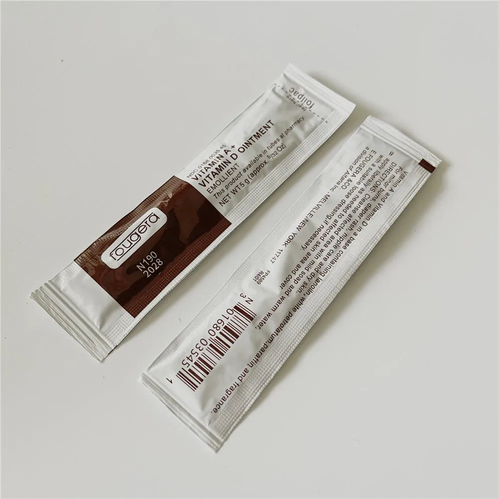 100Pcs Fougera Tattoo Repair Aftercare Vitamin Ointment A&D Anti Scar Healing Gel Cream Permanent Makeup Eyebrow Lip Supplies