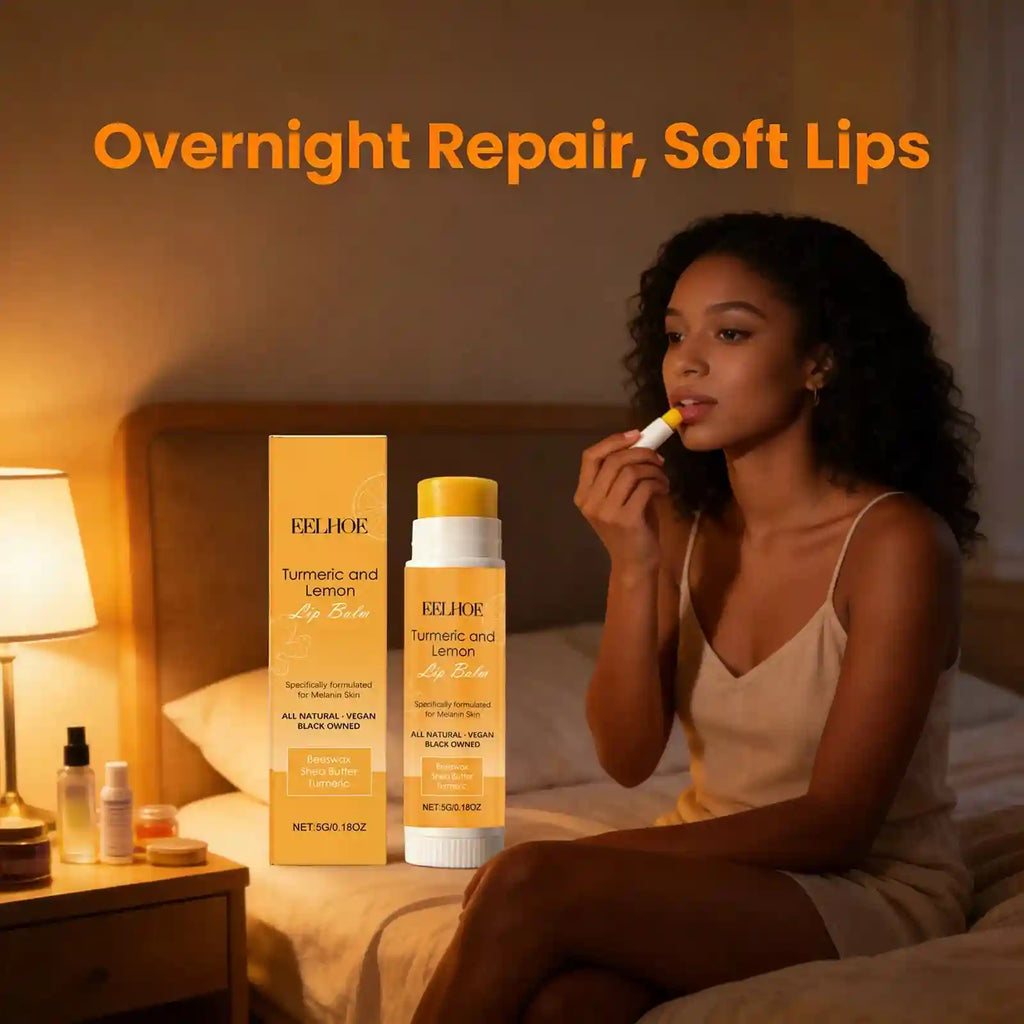 Turmeric Lemon Lip Balm | Nourishing Moisturizing Lip Treatment (5g) Lip Care Tidesmit