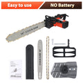 Podofo 16" 2000W Electric Large Chain Saw 16inch Corded High Speed Large Chain Saw Wire Motor Power Woodworking Cutter Garden Tool