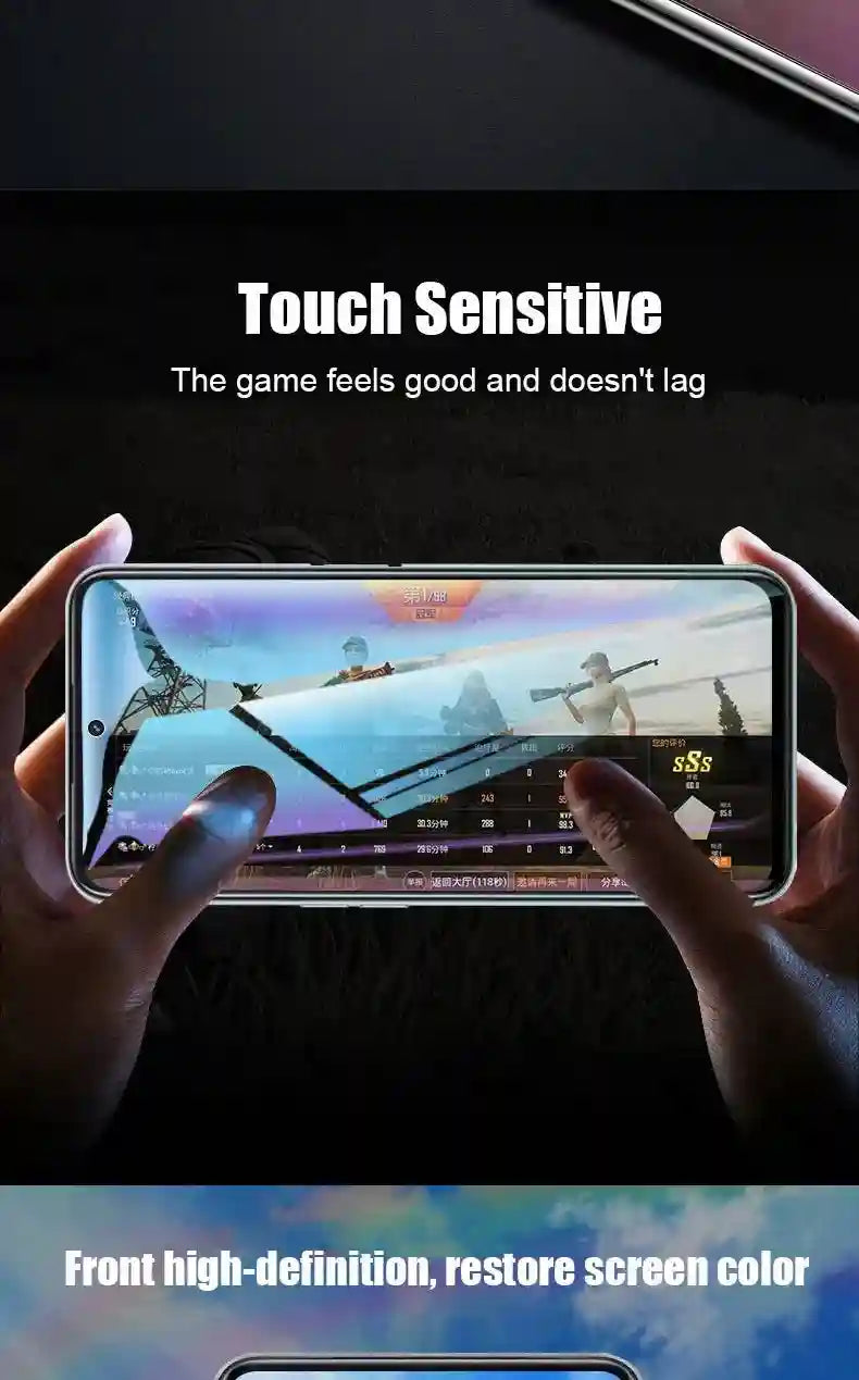 Privacy Screen Protector for Samsung Galaxy - 9H Tempered Glass 2-Pack AE Tidesmit