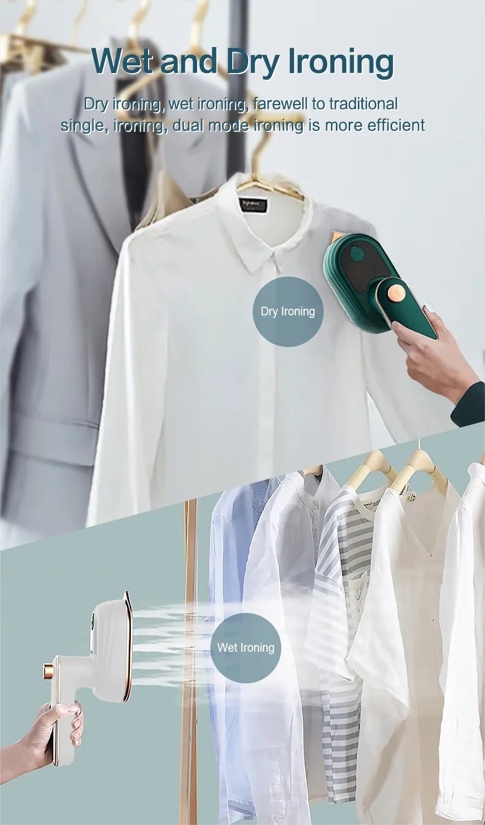 ZAIXIAO Mini Folding Garment Steamer 110V-240V