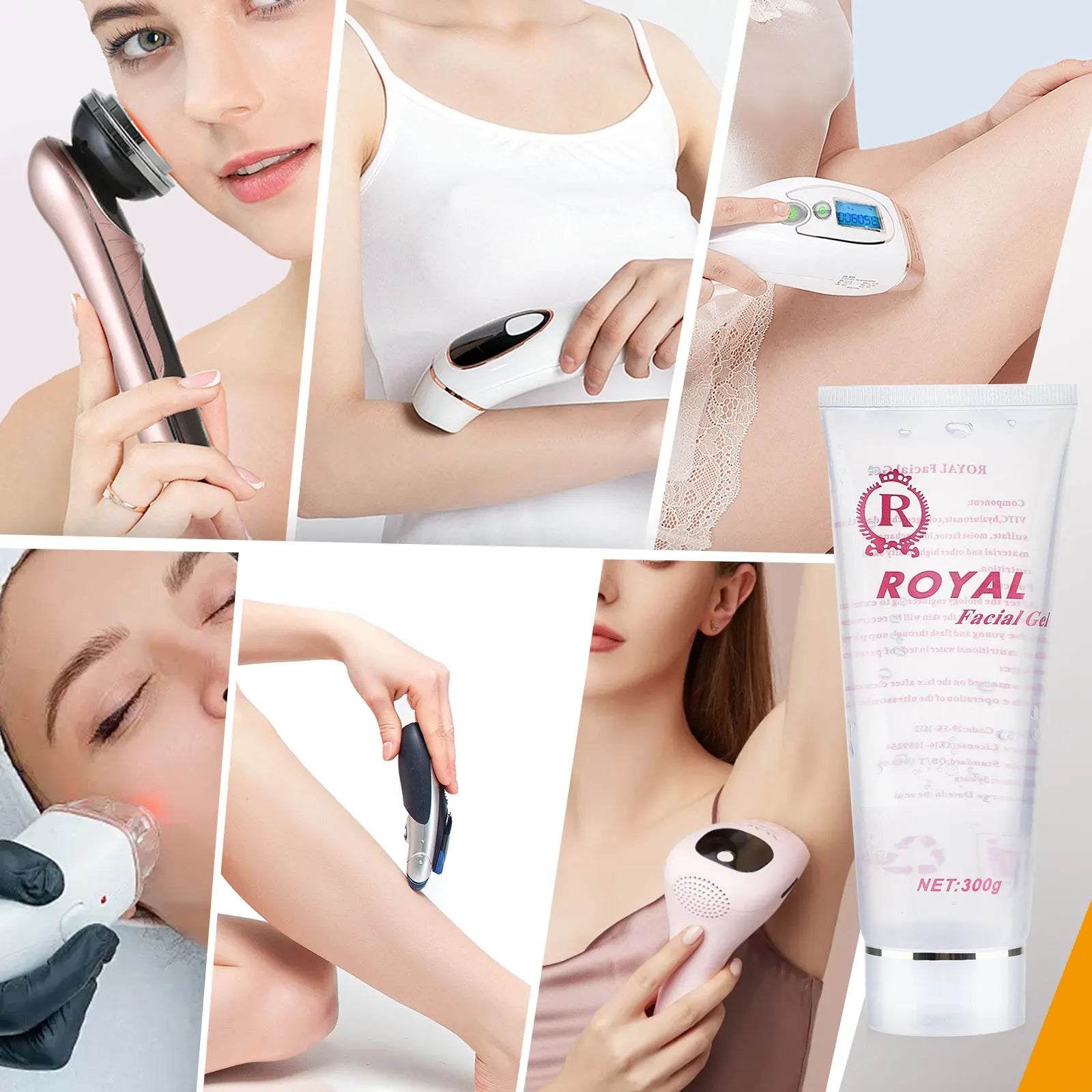 Ultrasonic RF Conductive Gel for Body Slimming & Massage, 300g Body Shaping Massage Equipment Tidesmit