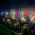 Solar Firefly Ground Spike Light LEDs Waterproof Outdoor Courtyard Sway Light for Lawn Garden Pathway Decor Landscape Lighting