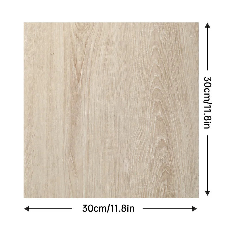 1/12/24pcs Self Adhesive Stick, Peel and Stick 11.81x11.81in Backsplash Wood Grain Tiles, Using for Kitchen Bathroom Living Room