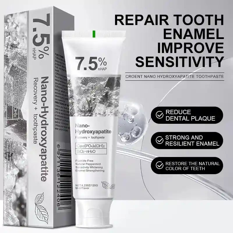 Tidesmit 7.5% Hydroxyapatite Probiotic Whitening Toothpaste for enamel repair and fresh breath