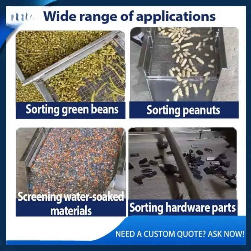 Custom Wheat Sifter Household Impurity Linen Commercial Screens Vibro Removal Multi-function Circular Vibrating Screen