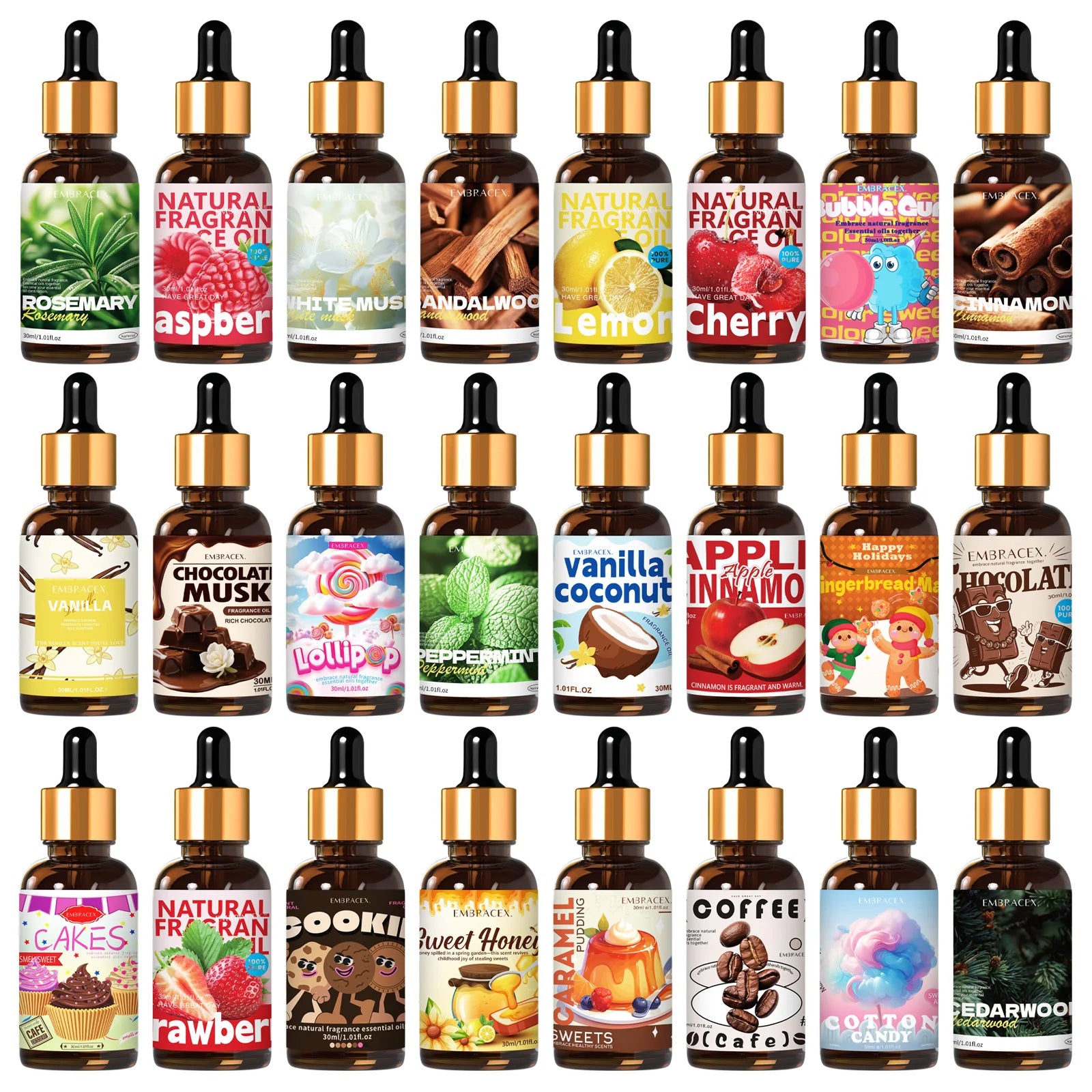 30ml Coffee Essential Oil Skincare Body Massage Oil Long Lasting Scent DIY Projects Scents Soap Perfect Gift to Friends