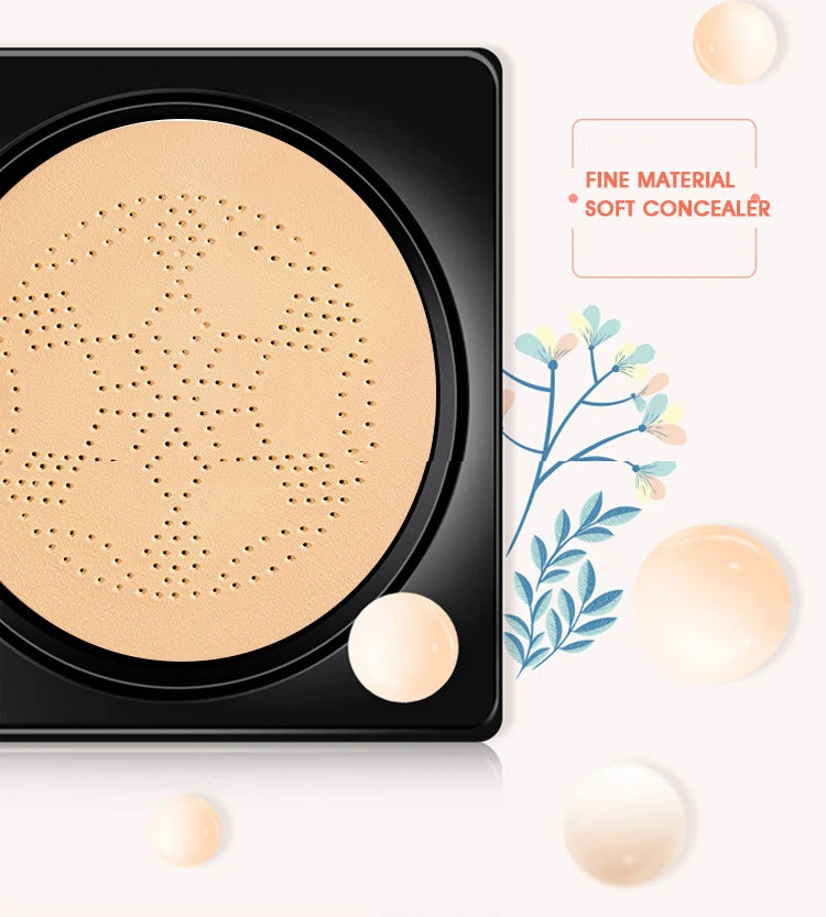 Tidesmit mushroom air cushion BB cream for moisturizing face makeup with nourishing concealer and foundation coverage