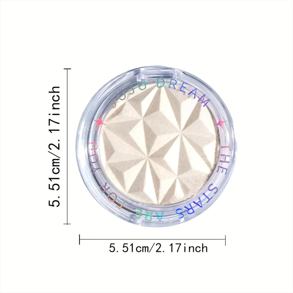 Tidesmit Dual Tone Highlighter Palette featuring shimmer and matte contour powder for 3D face illumination