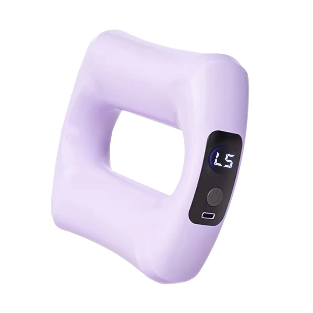 Electric Body Fascia Massage Ring for Deep Tissue Muscle Relief Back Massage Instrument Purple 1 Tidesmit
