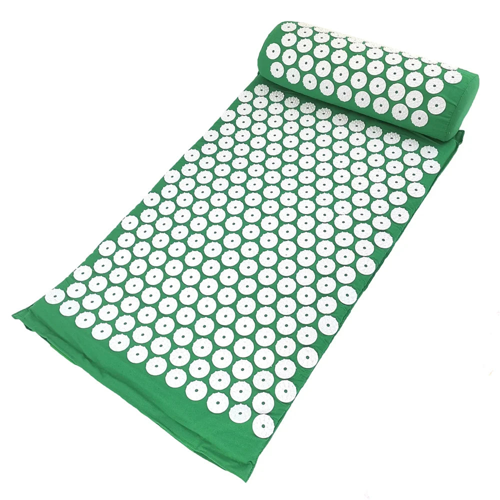 Acupressure Mat and Pillow Set | Targeted Muscle Relief & Recovery Back Massage Instrument Tidesmit