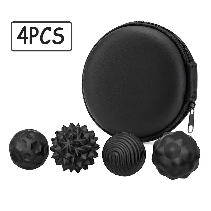 Magnetic Massage Balls for Hand Therapy - Portable Stress Relief Set Relaxation Treatment Tidesmit