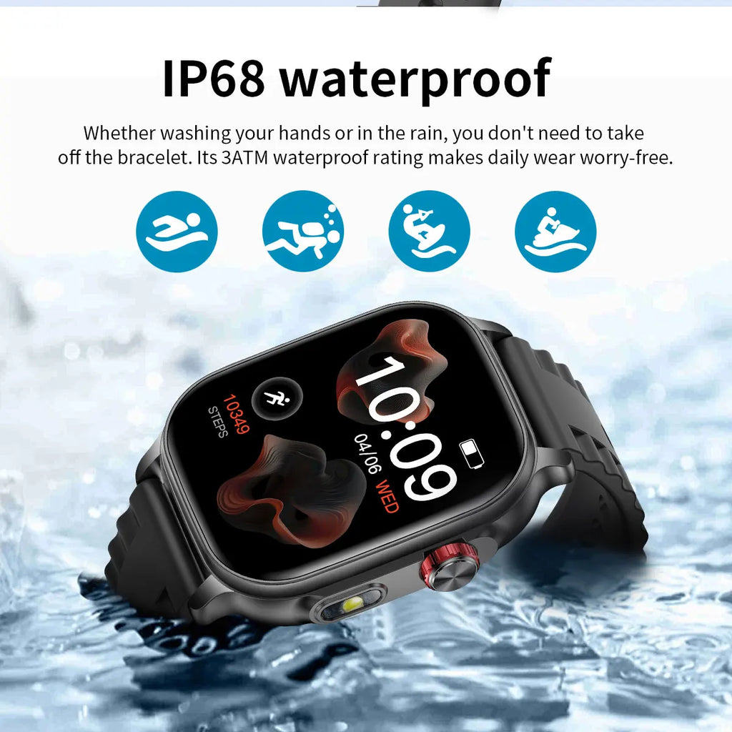 2026 new men's and women's smartwatches, fitness trackers,wireless calling, IPX8 waterproof, activity pedometers, birthday gifts