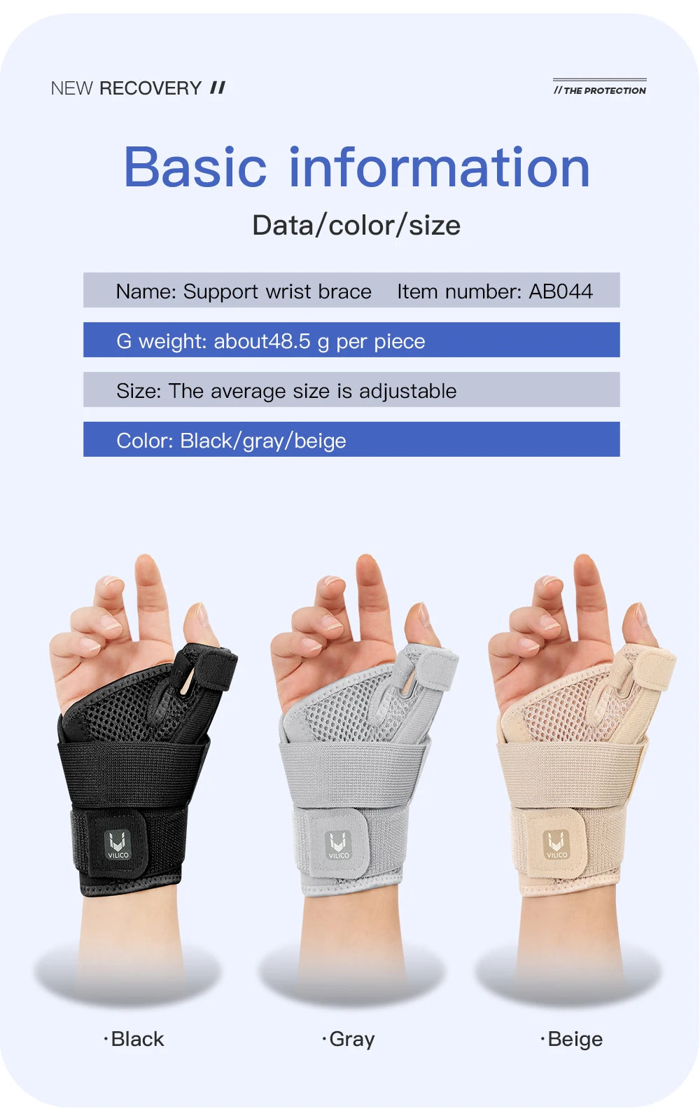 1Pc Professional Wrist Support Splint Arthritis Band Belt Carpal Tunnel Wrist Brace Sprain Prevention Wrist Protector for Fitnes