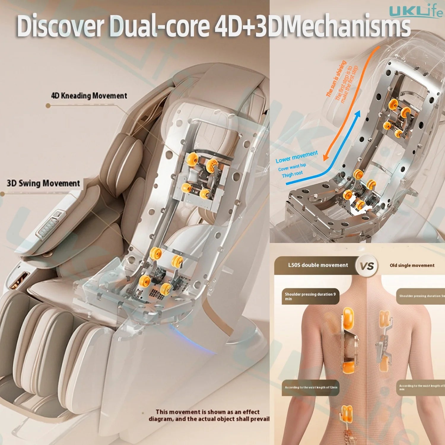 Zero Gravity 4D SL-Track Full Body Massage Chair by Tidesmit Body Shaping Massage Equipment Tidesmit