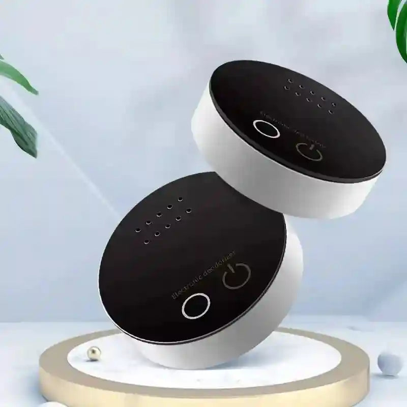 Tidesmit portable ozone air purifier for shoe cabinets, pet nests, and toilets showing intelligent sterilization mode