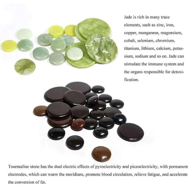 PEMF Therapy Mat with Infrared Heat - Deep Tissue Jade Germanium Pad Massage Cushion Tidesmit